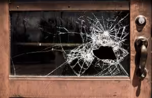 broken window