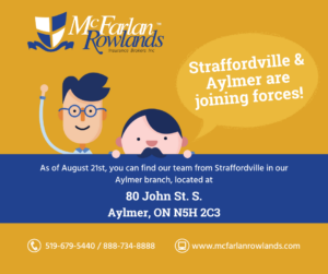 Straffordville Branch Closure - We're joining forces with our office in Aylmer!